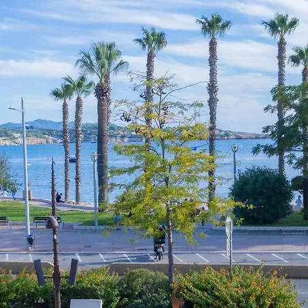 Lescapade Bandolaise T2 - Terrasse Vue - Centre Apartamento Bandol